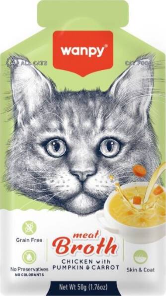 سوپ گربه ونپی با طعم مرغ، کدوحلوایی